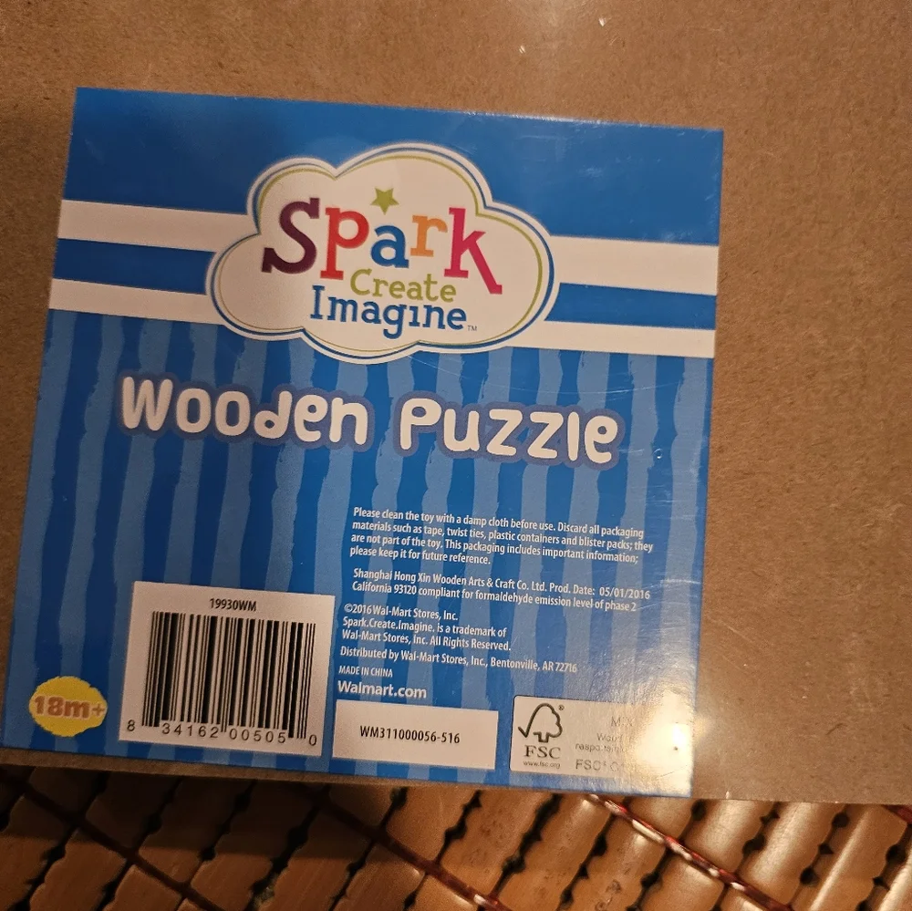 Wooden Puzzle, garden and flowers new